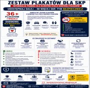 Plakaty informacyjne dla SKP